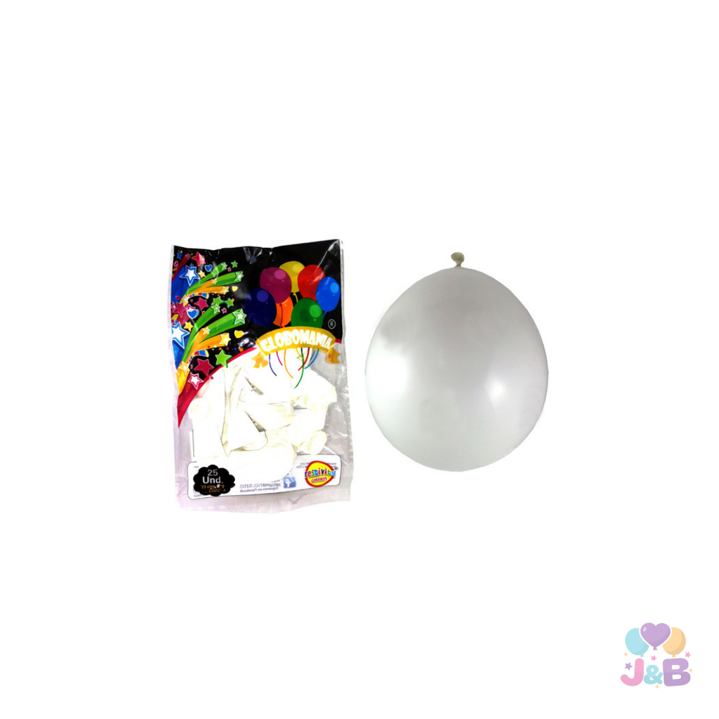 Globos metálicos R9 X25 UNIDADES