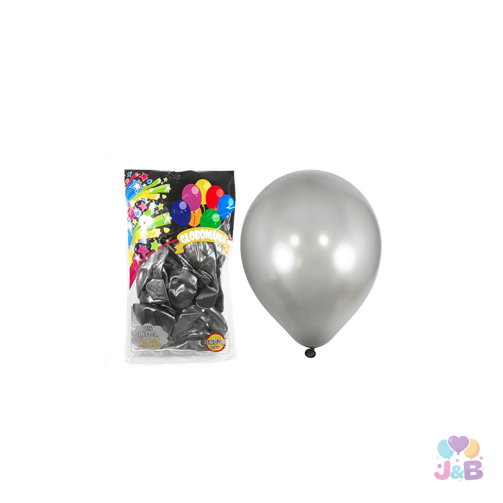 Globos metálicos R9 X25 UNIDADES