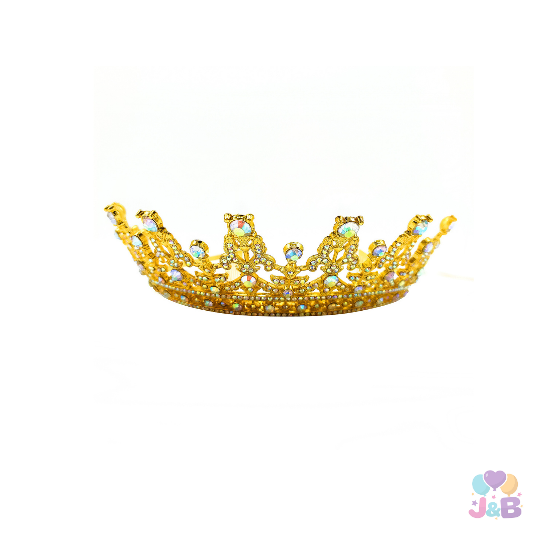 Corona Tiara metálica Reina
