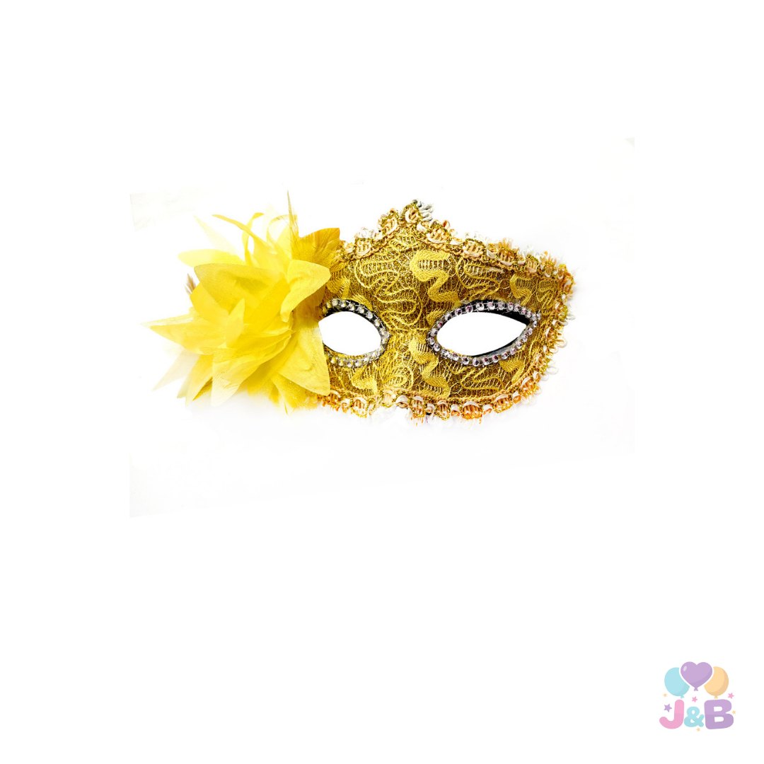 Antifaz veneciano flor