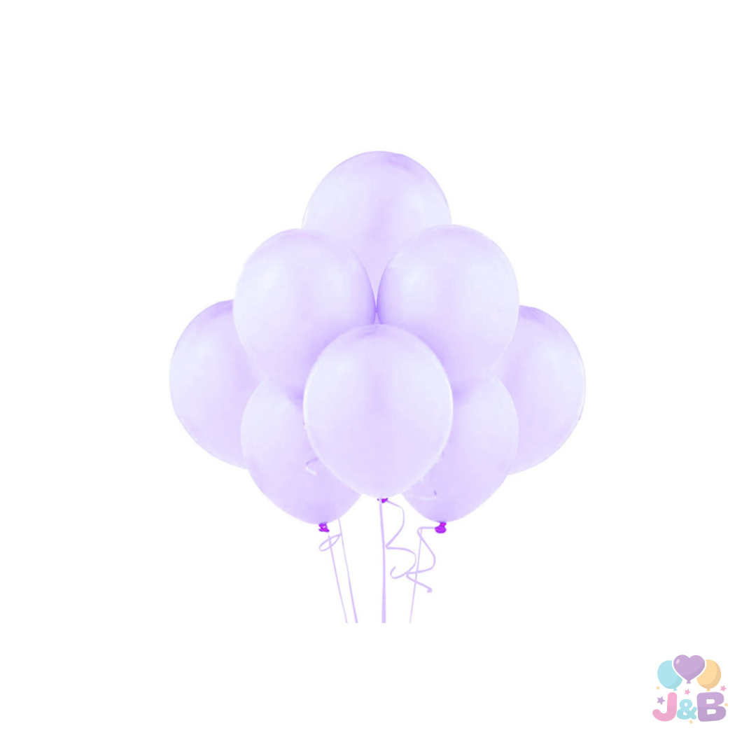 Globos pasteles R10 25 unidades