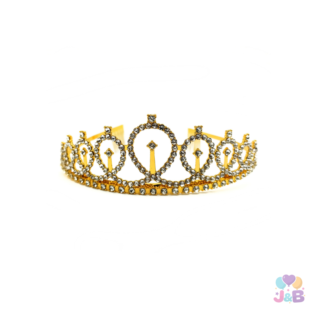 CORONA TIARA METALICA PRINCESA