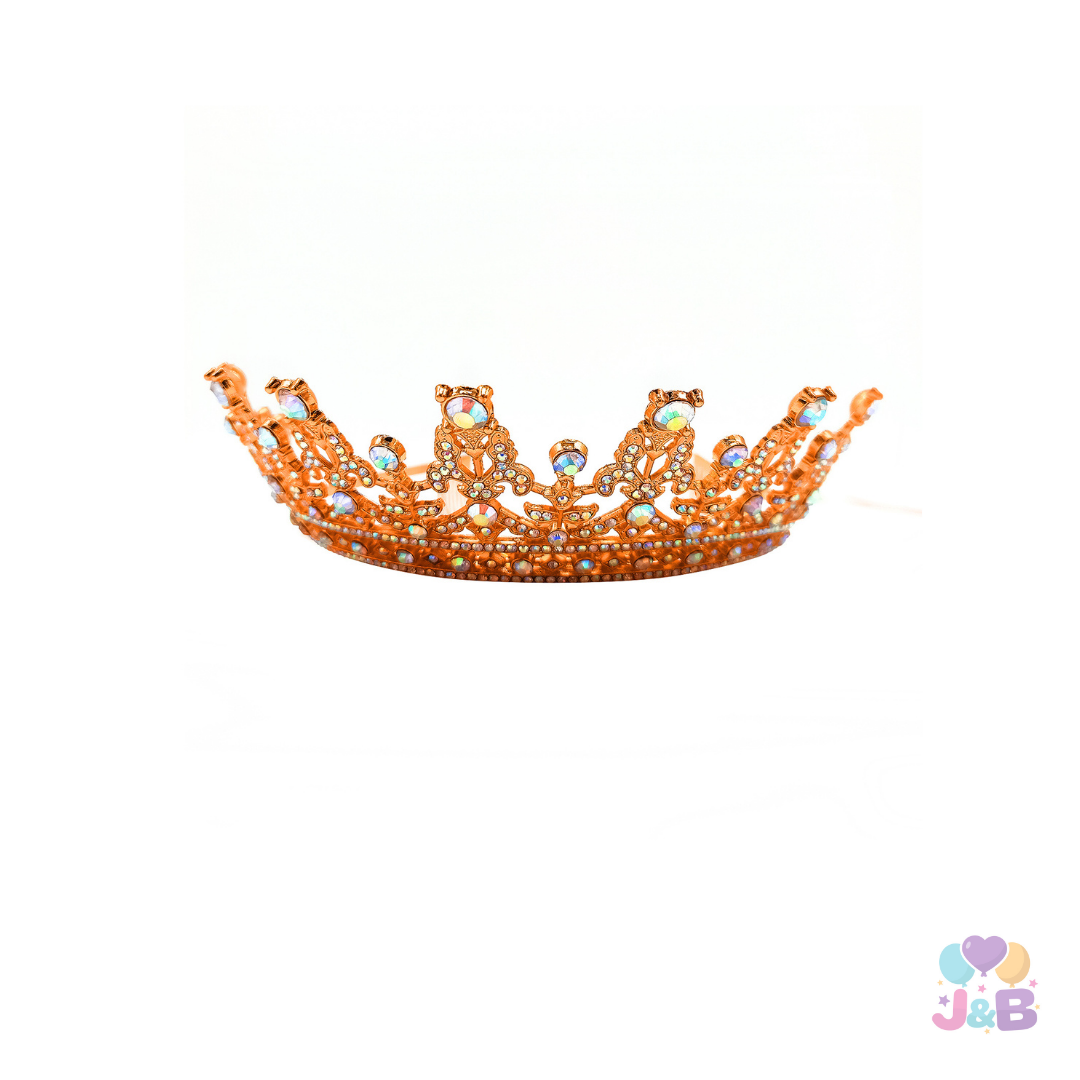 Corona Tiara metálica Reina