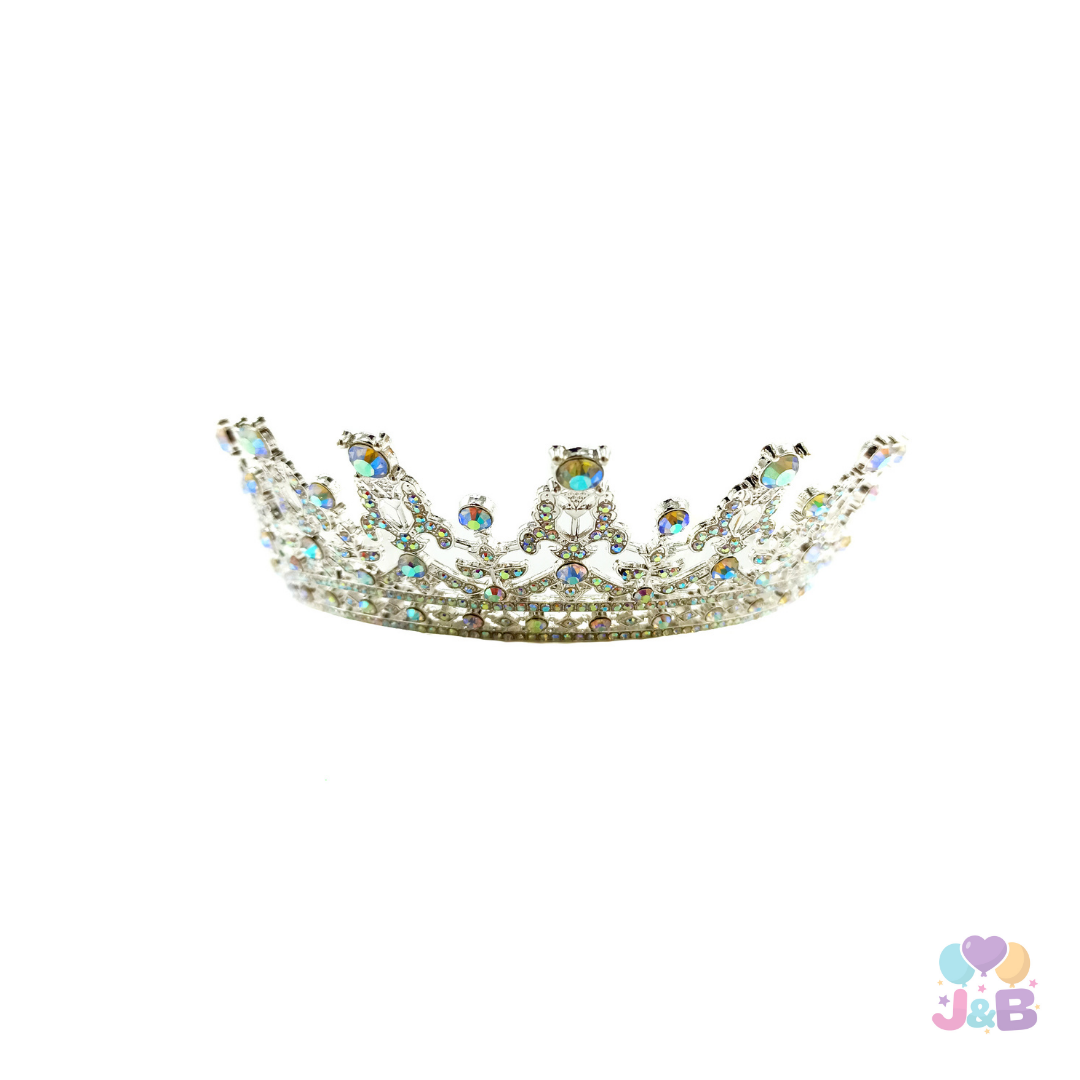 Corona Tiara metálica Reina