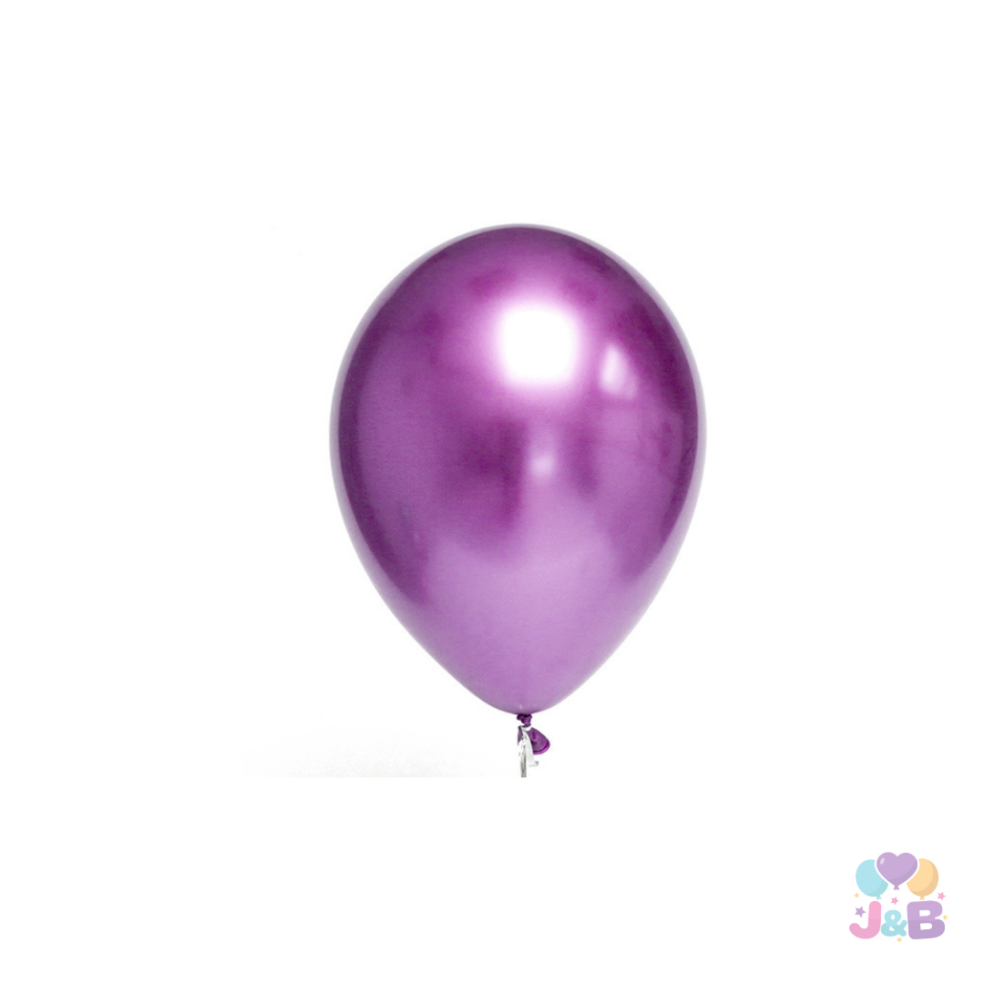 Globos Chrome R12 X25 Unidades