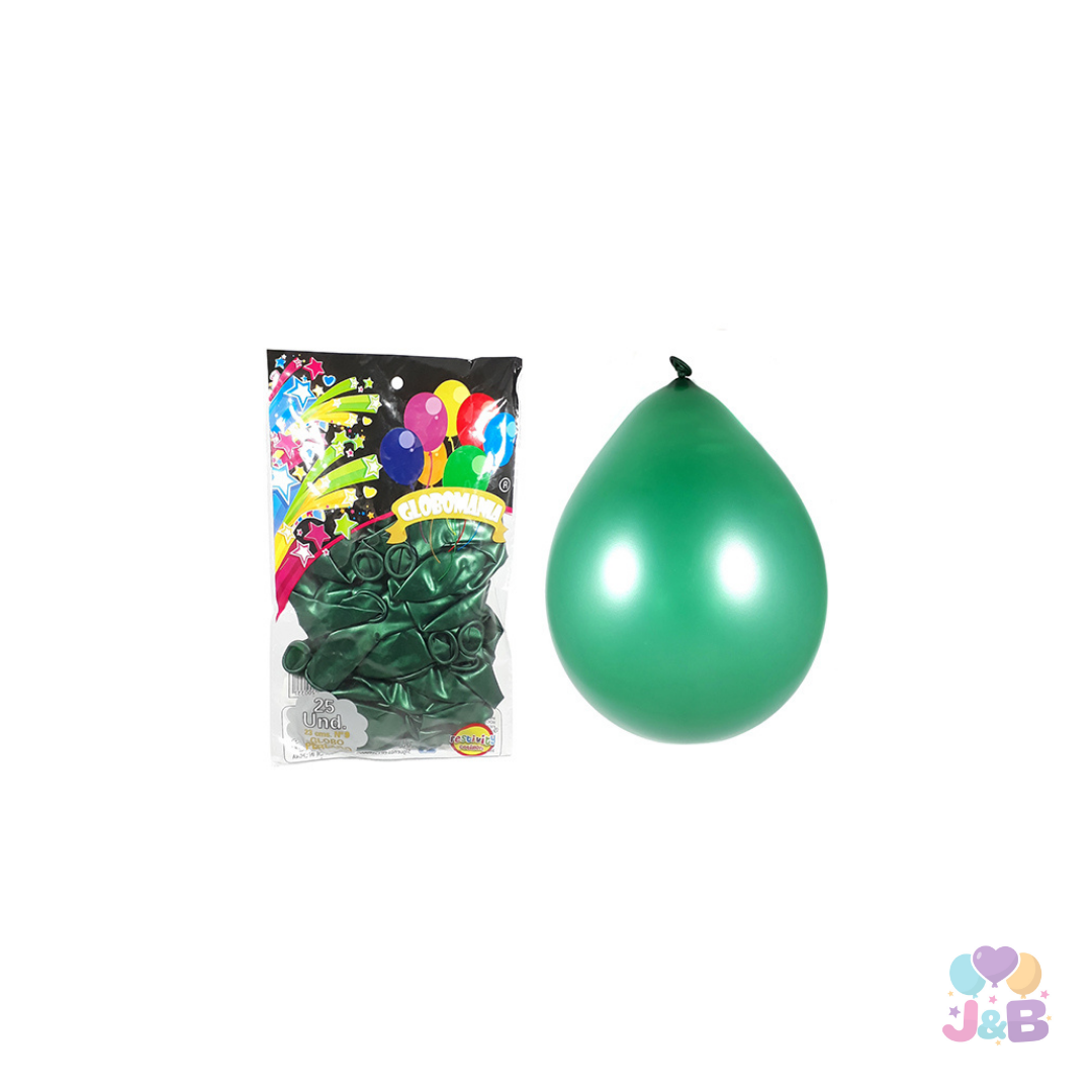 Globos metálicos R9 X25 UNIDADES