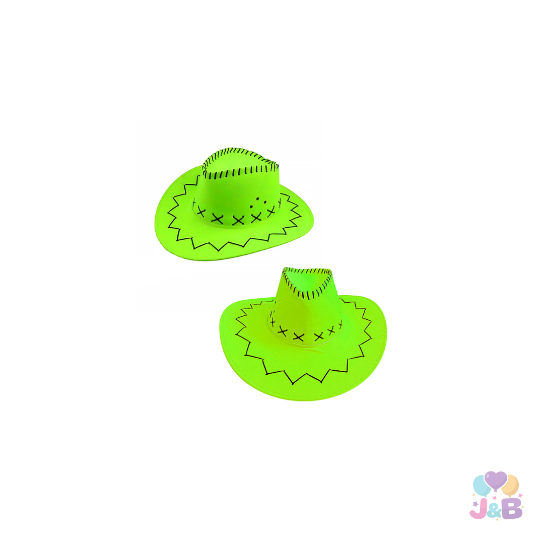 Sombrero vaquero fluor