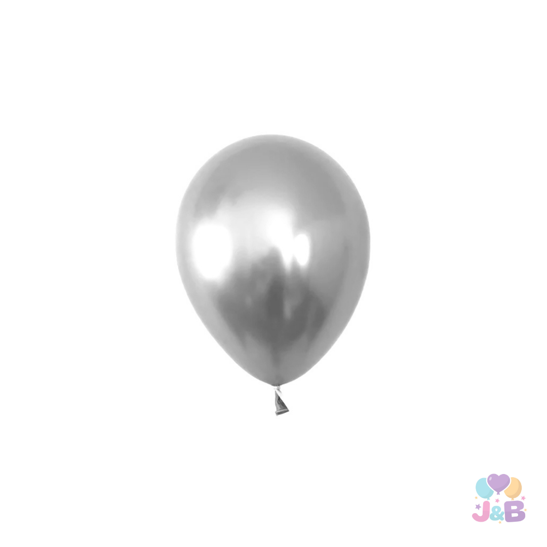 Globos Chrome R12 X25 Unidades