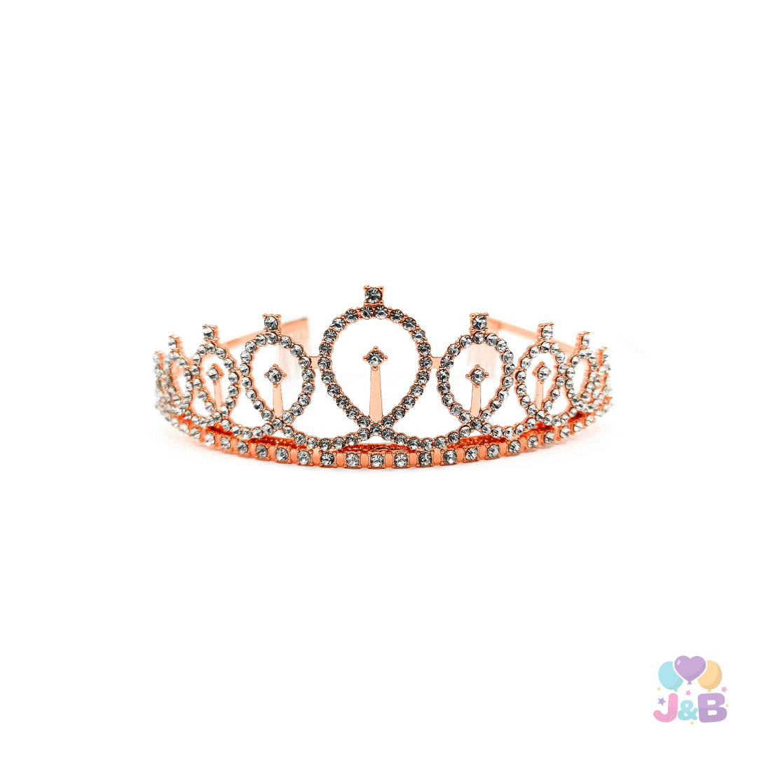 CORONA TIARA METALICA PRINCESA