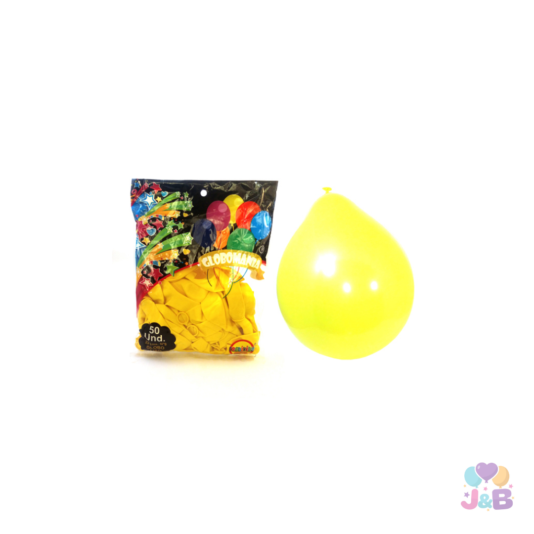 Globos R9 látex 50 Unidades