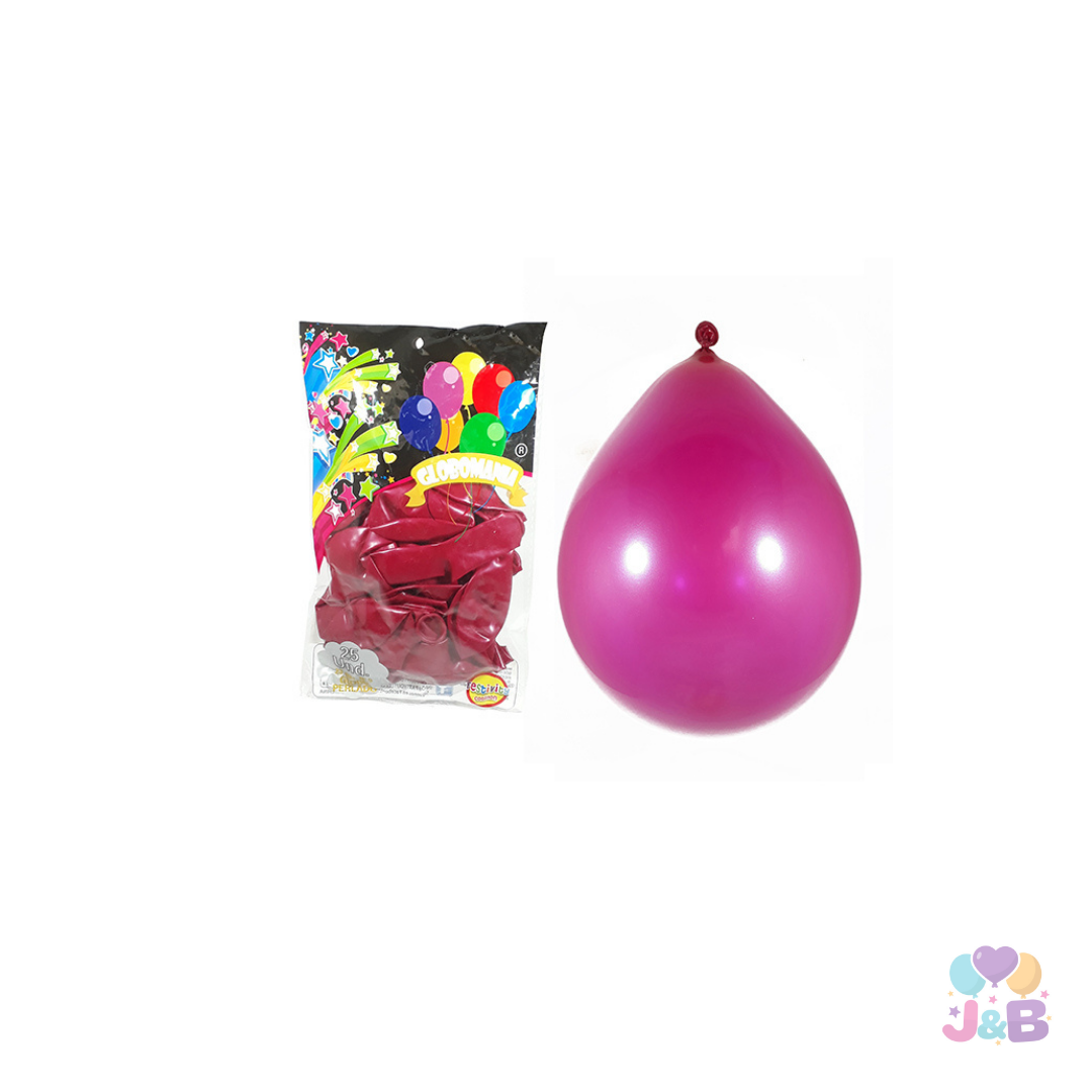 Globos metálicos R9 X25 UNIDADES