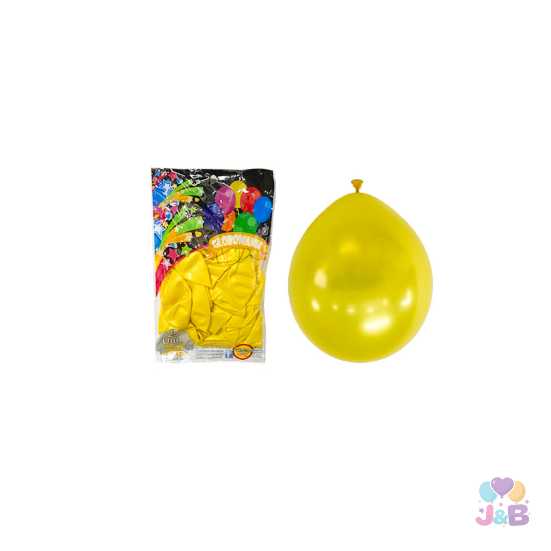 Globos metálicos R9 X25 UNIDADES
