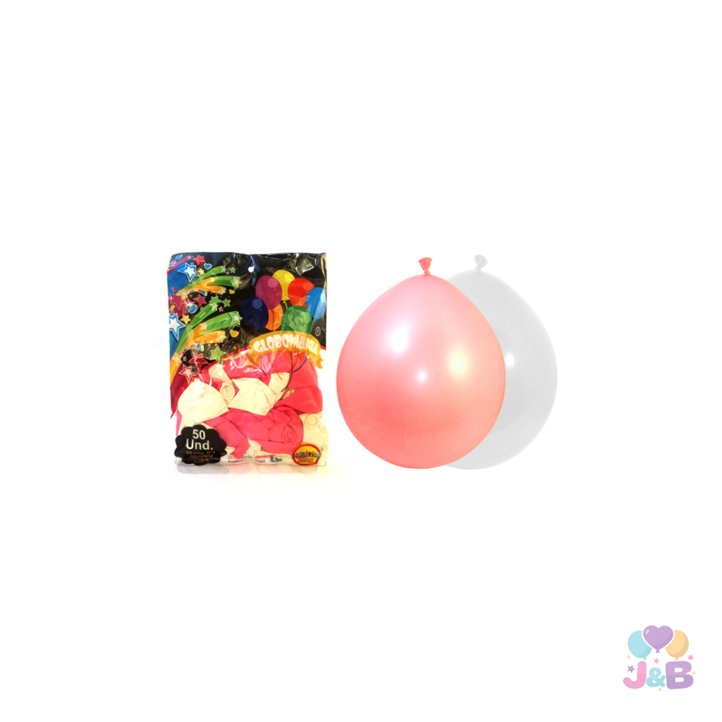 Globos R9 látex 50 Unidades