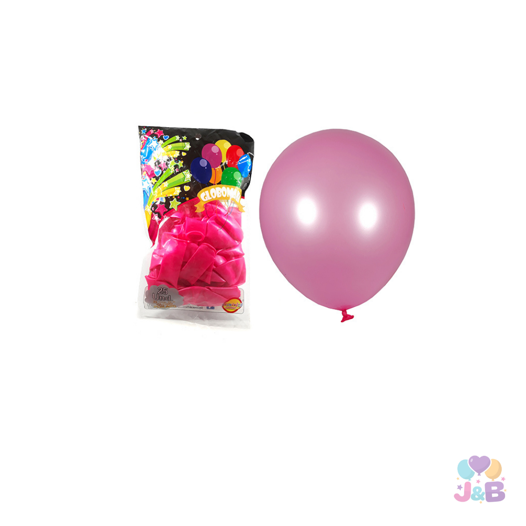 Globos metálicos R9 X25 UNIDADES