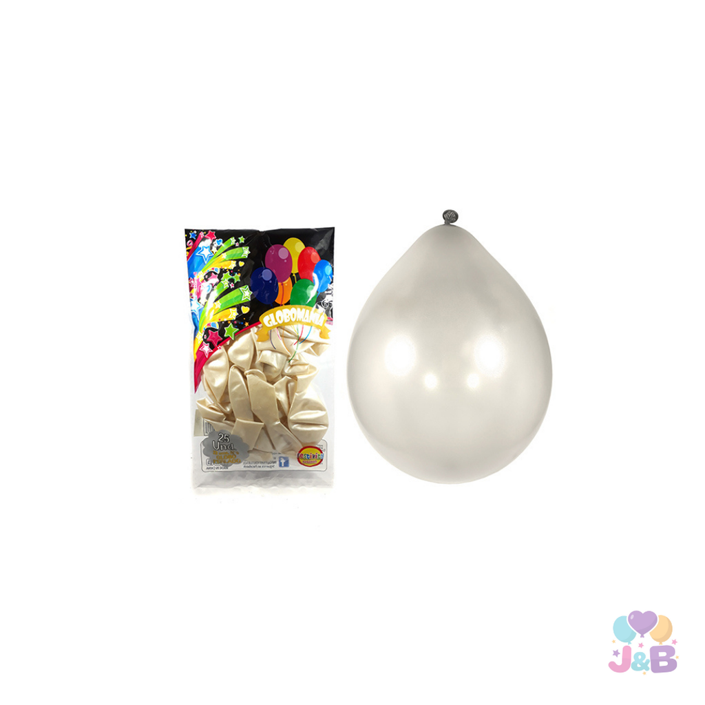 Globos metálicos R9 X25 UNIDADES