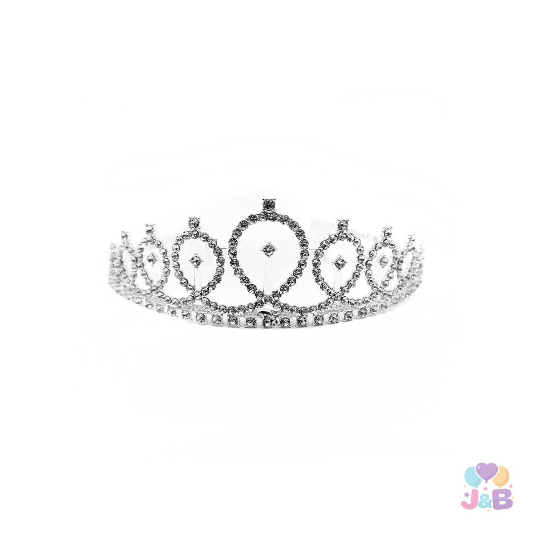 CORONA TIARA METALICA PRINCESA