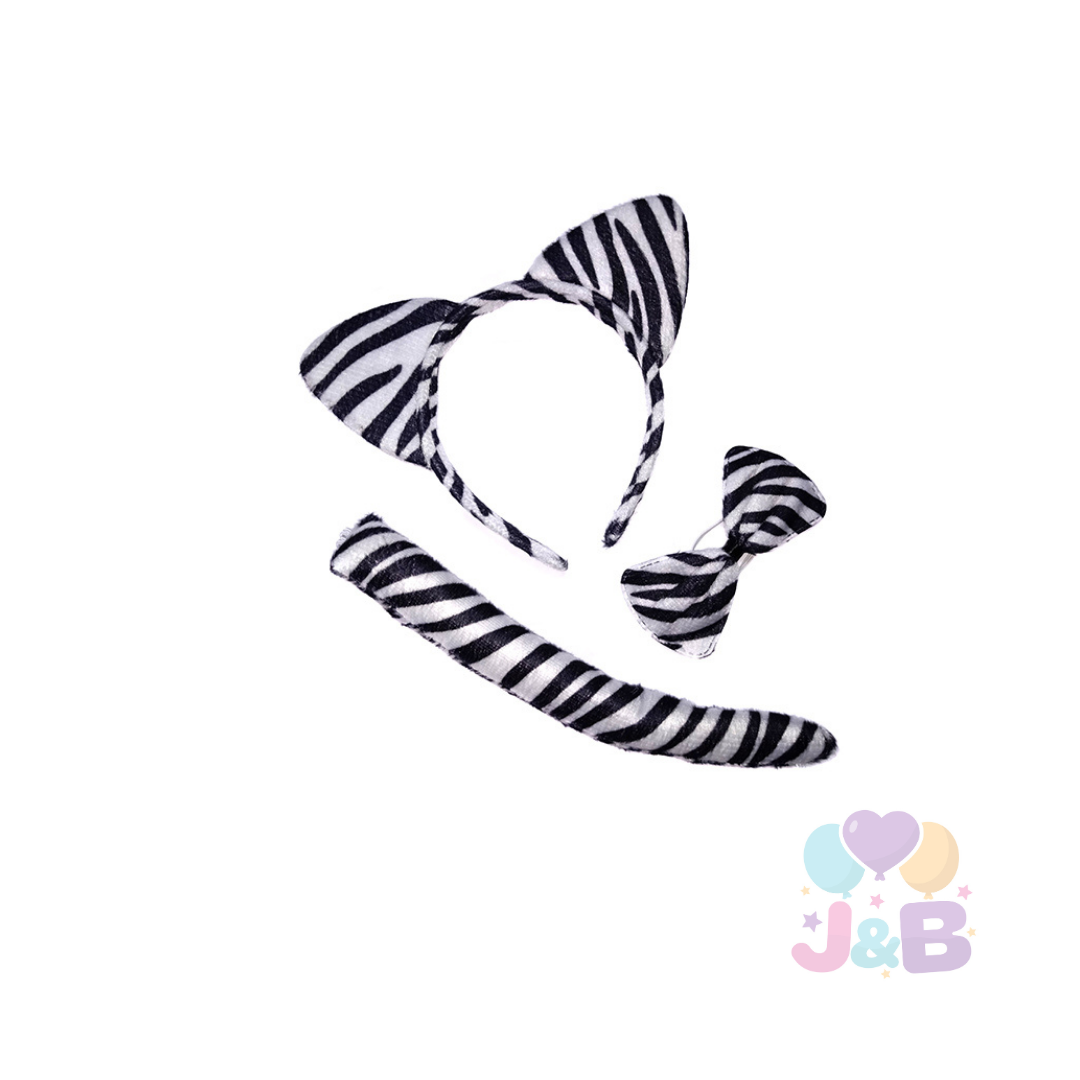 Set animal 3 piezas Zebra