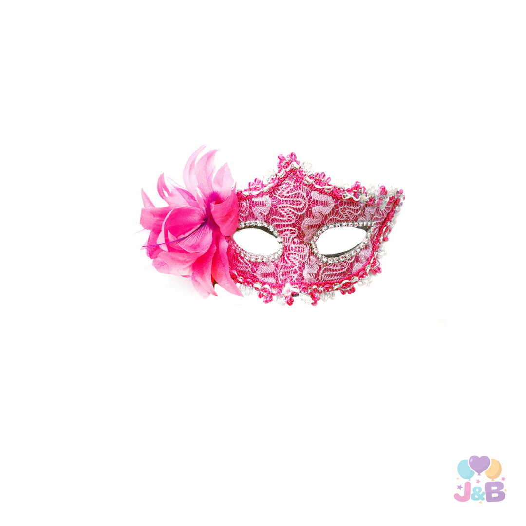Antifaz veneciano flor