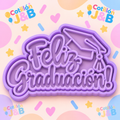 Cortador + sello “Feliz Graduación”