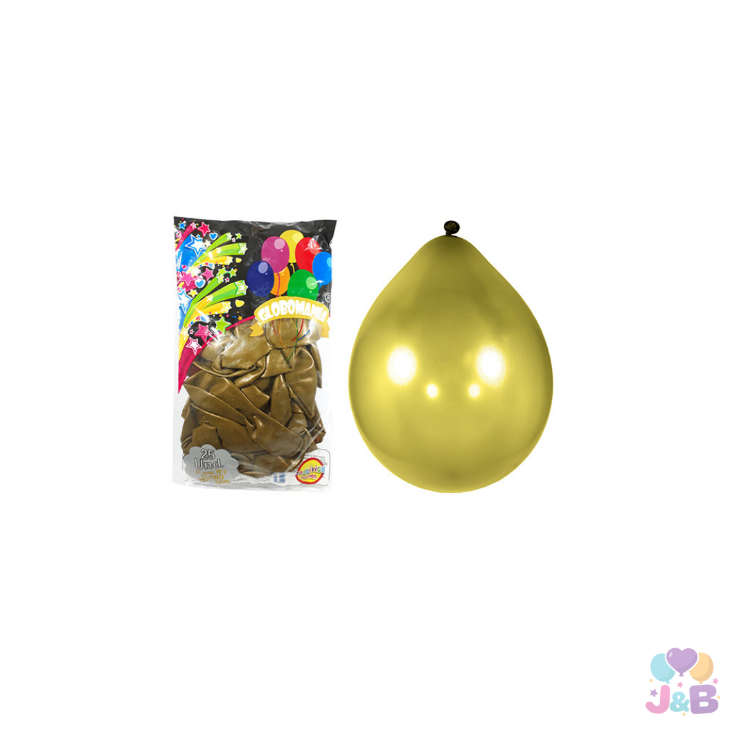 Globos metálicos R9 X25 UNIDADES