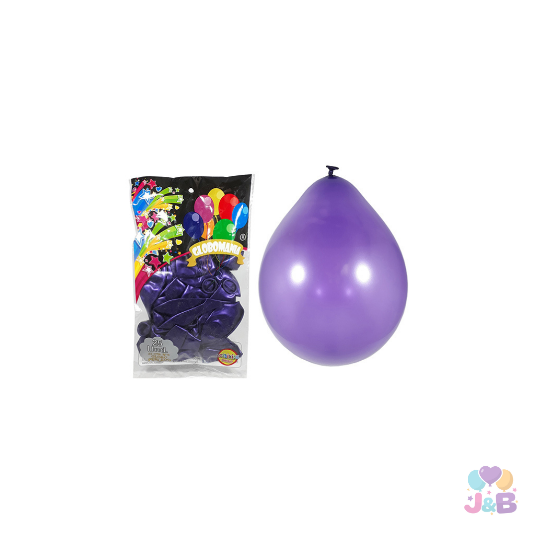 Globos metálicos R9 X25 UNIDADES