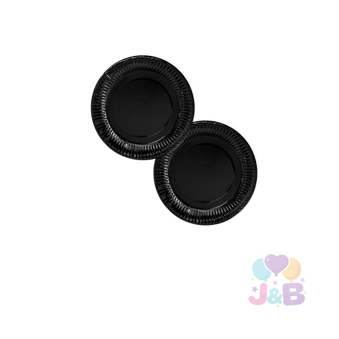 Platos N7. cartón metalizados X6 Uni.