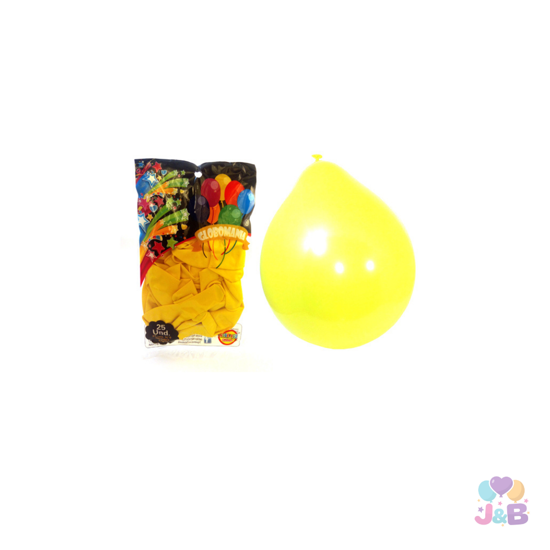 Globos R9 látex 25 Unidades