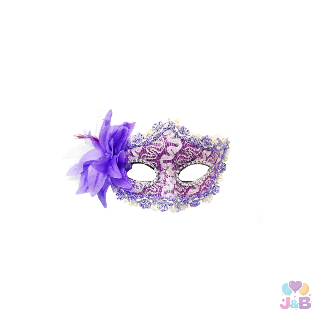 Antifaz veneciano flor