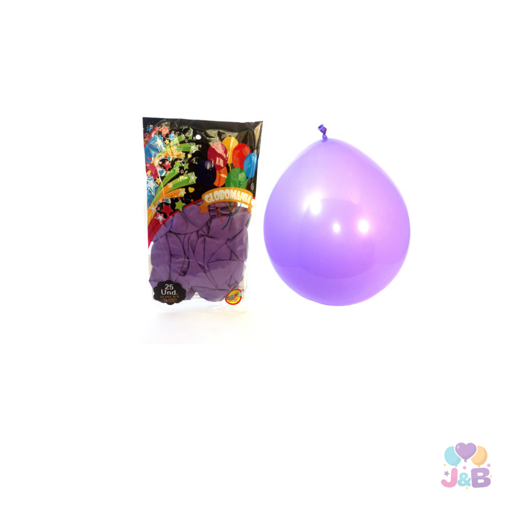 Globos metálicos R9 X25 UNIDADES