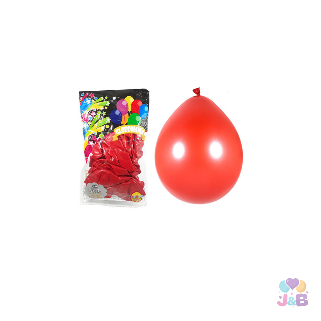 Globos metálicos R9 X25 UNIDADES