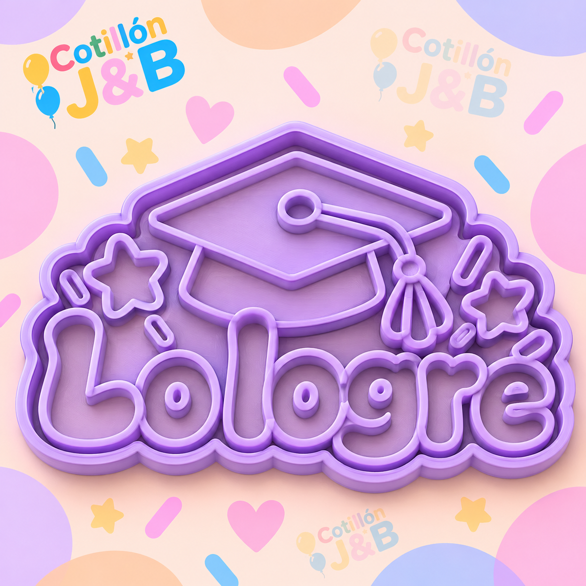Cortador + sello “Lo logré”