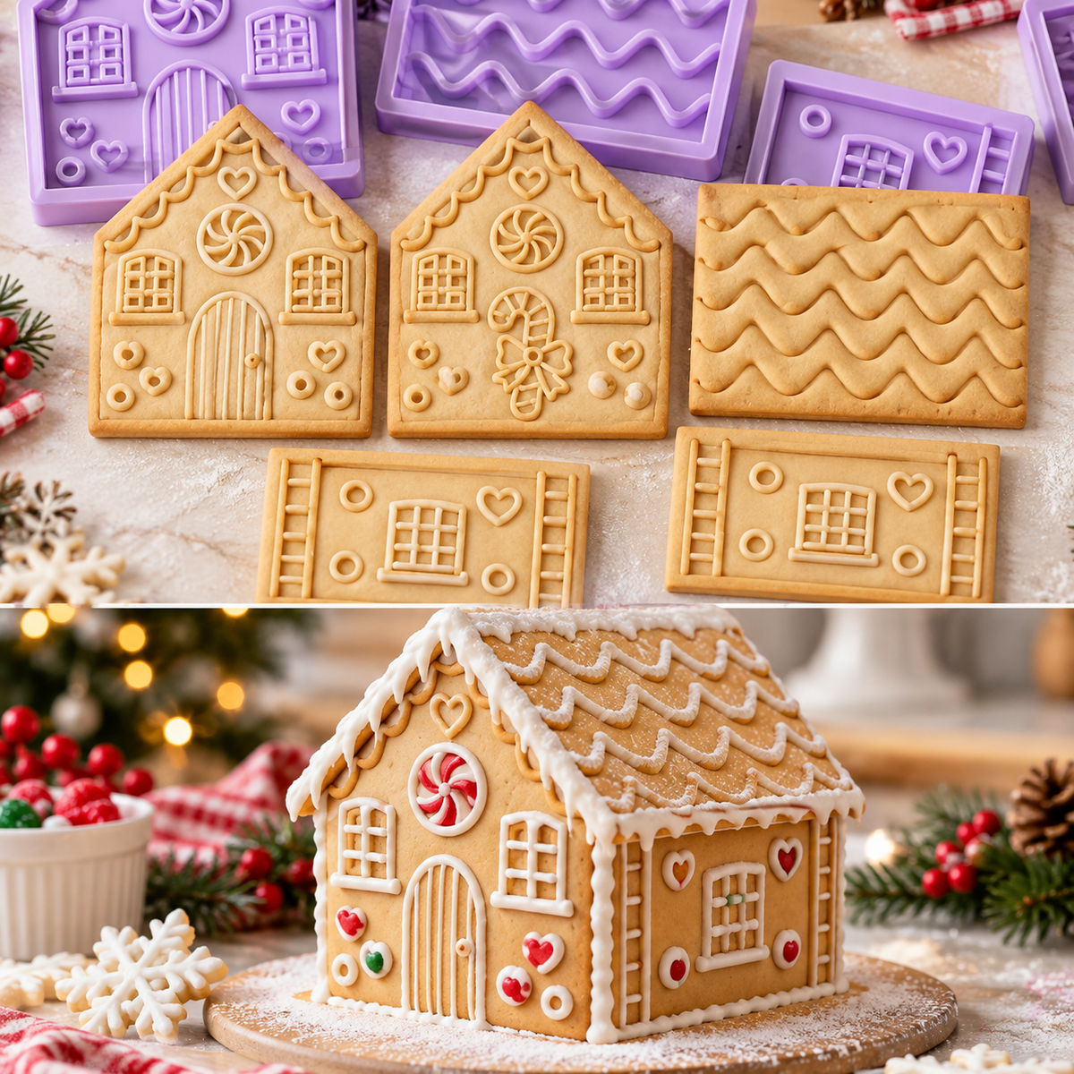 🏠 Set Cortadores Casa de Jengibre – Navidad