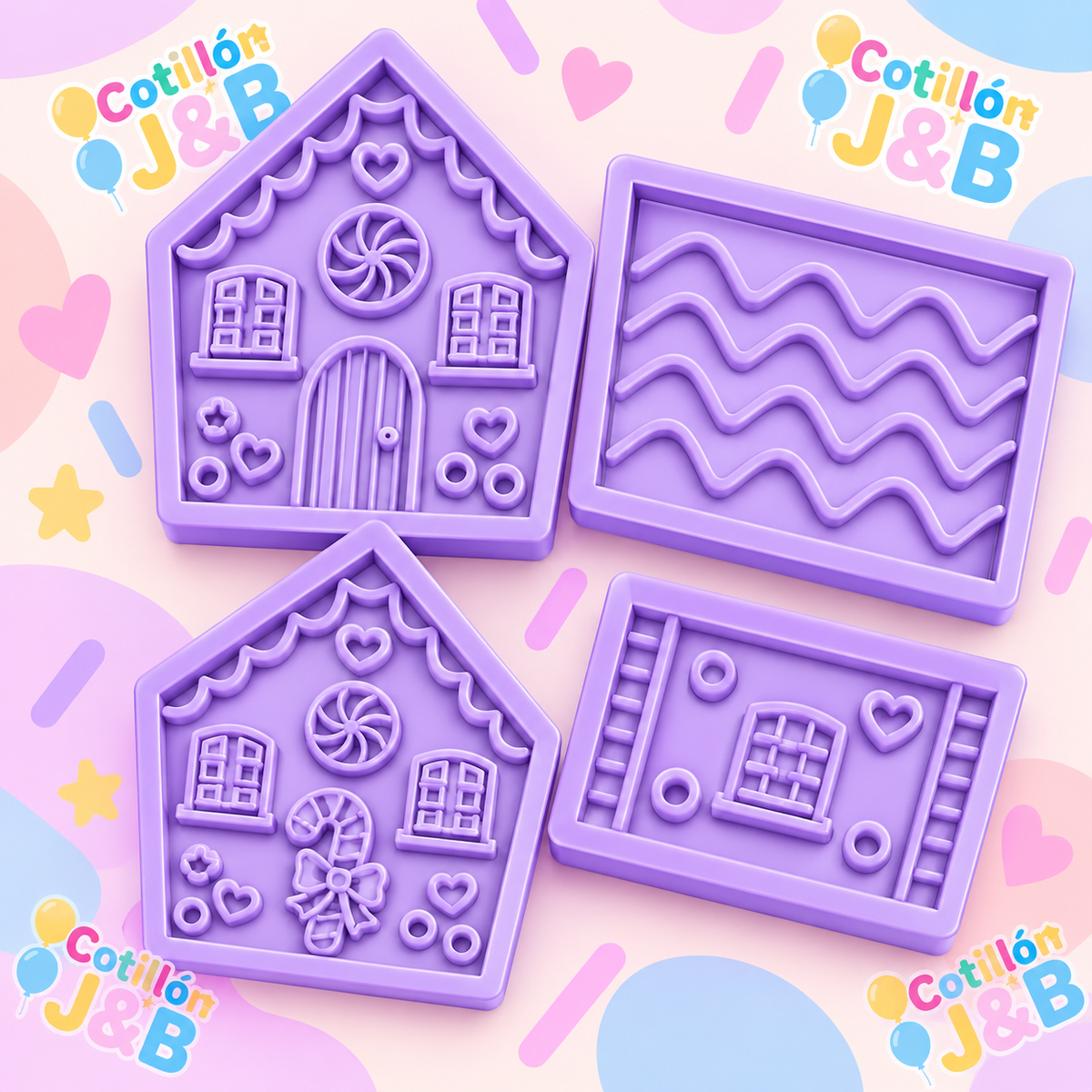 🏠 Set Cortadores Casa de Jengibre – Navidad