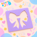 🎀 Stencil Moño – Repostería y Manualidades