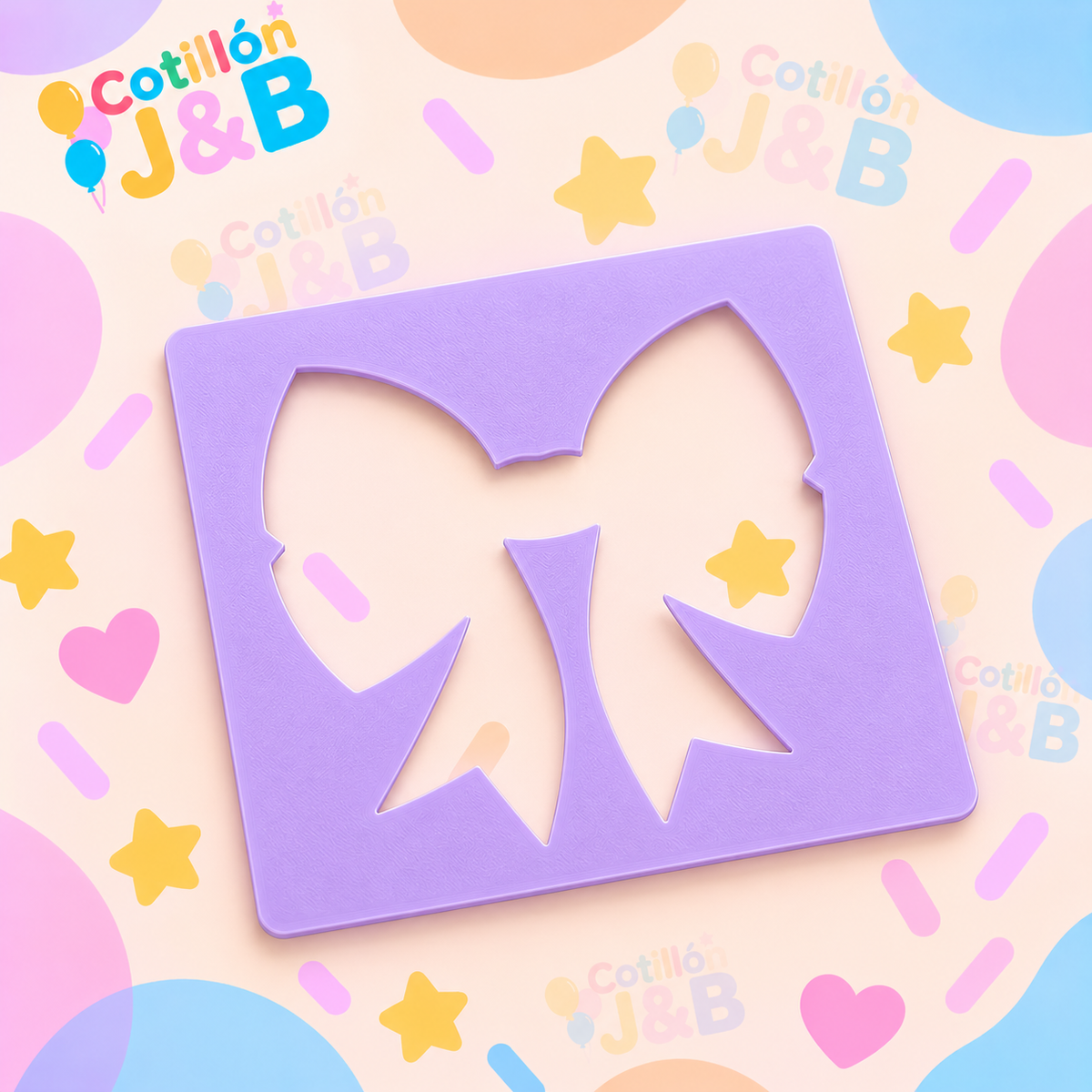 🎀 Stencil Moño – Repostería y Manualidades