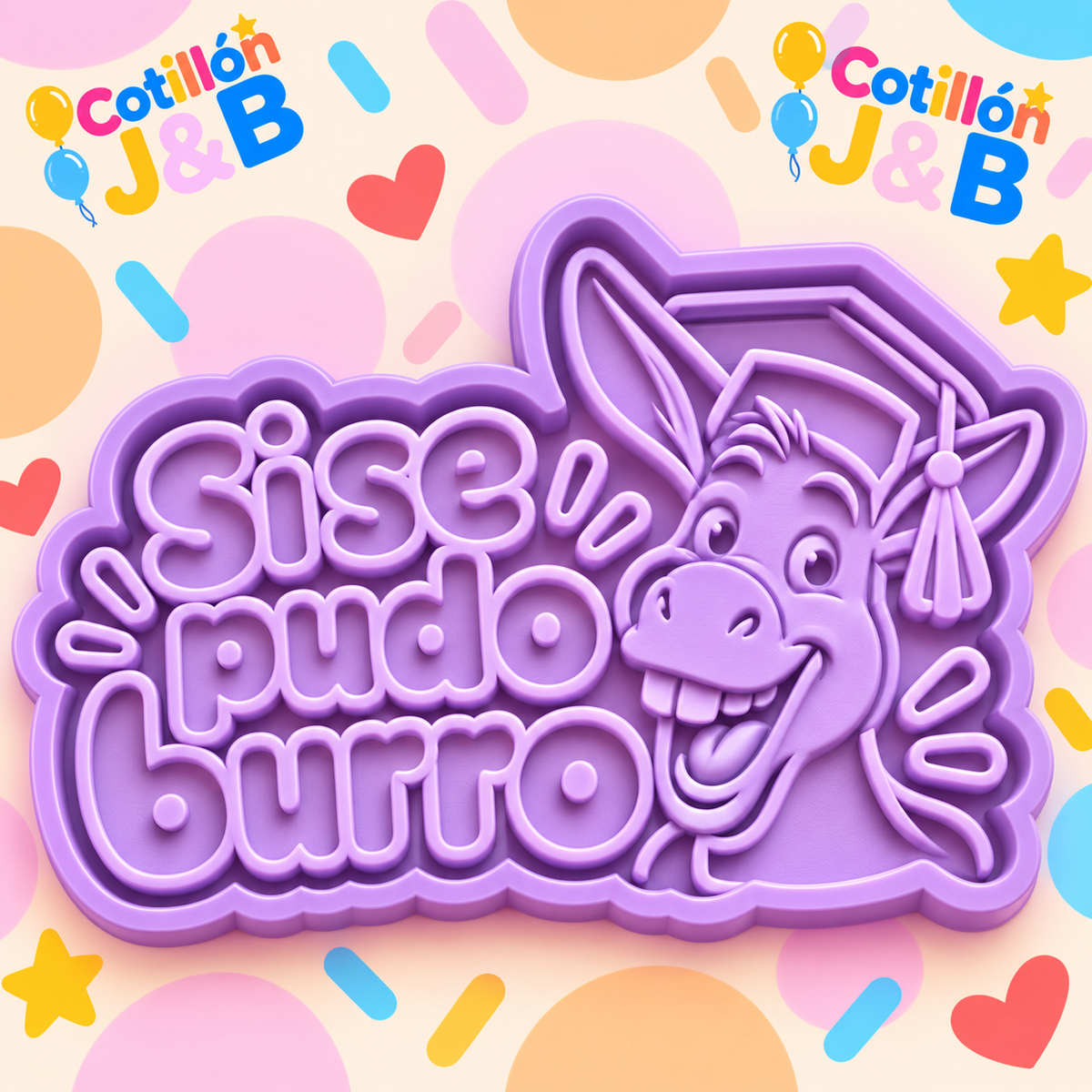 Cortador + sello “Si se puso Burro”