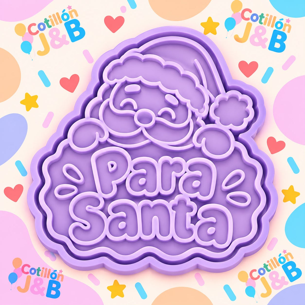 Cortador + sello frase "Para Santa"