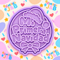 Cortador + sello frase "Mi primera Navidad"